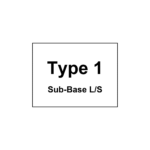 Type 1 Sub-Base Limestone Sign